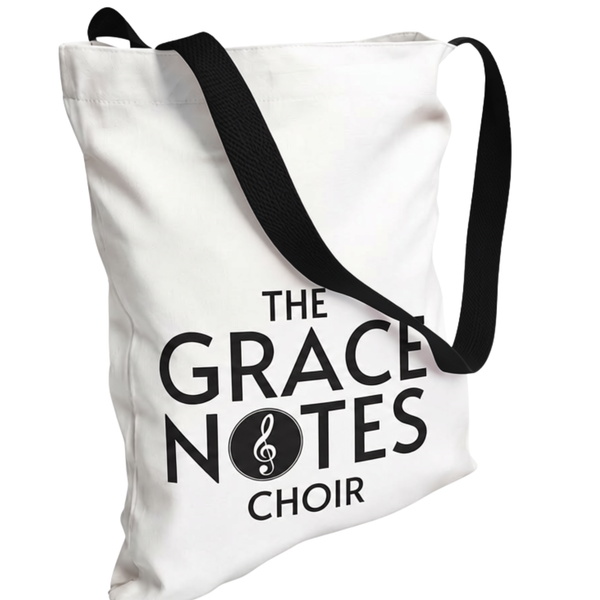 Soft Canvas Tote - Black Straps & Logo