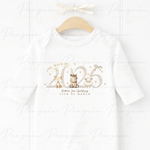 Personalised Born in 2026 Baby Romper – Woodland Animals